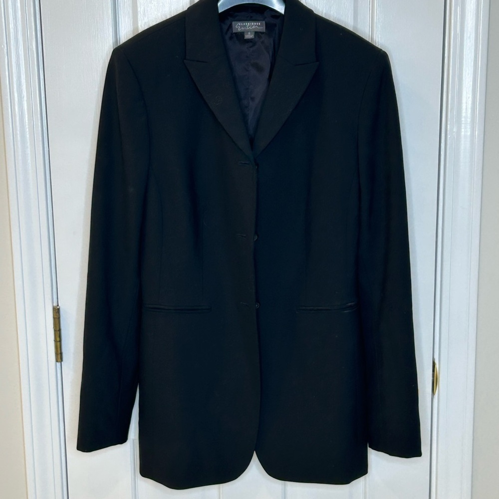 Classiques Entier Black Blazer Elegant Suit Jacket
